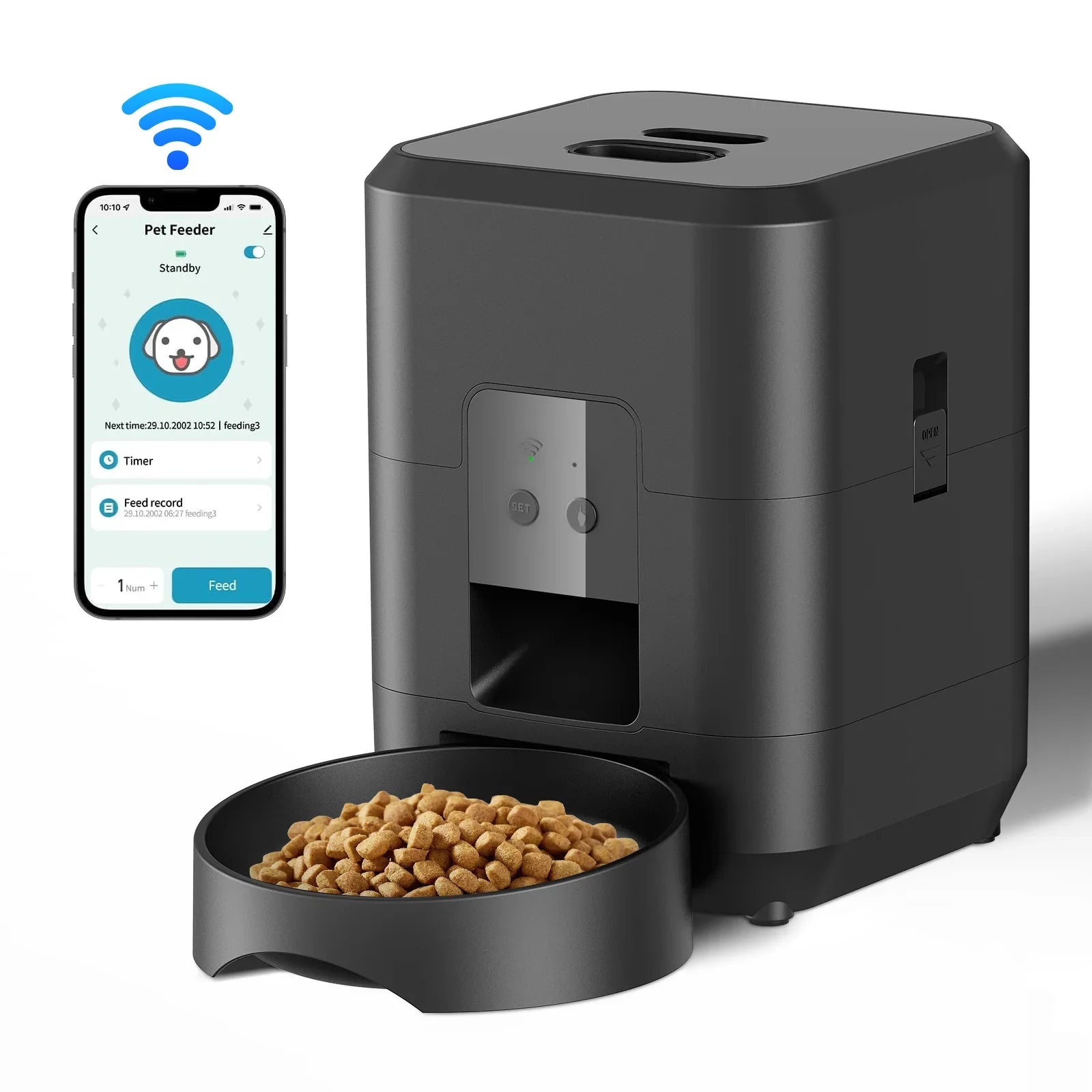 Smart Automatic Pet Feeder with Camera
