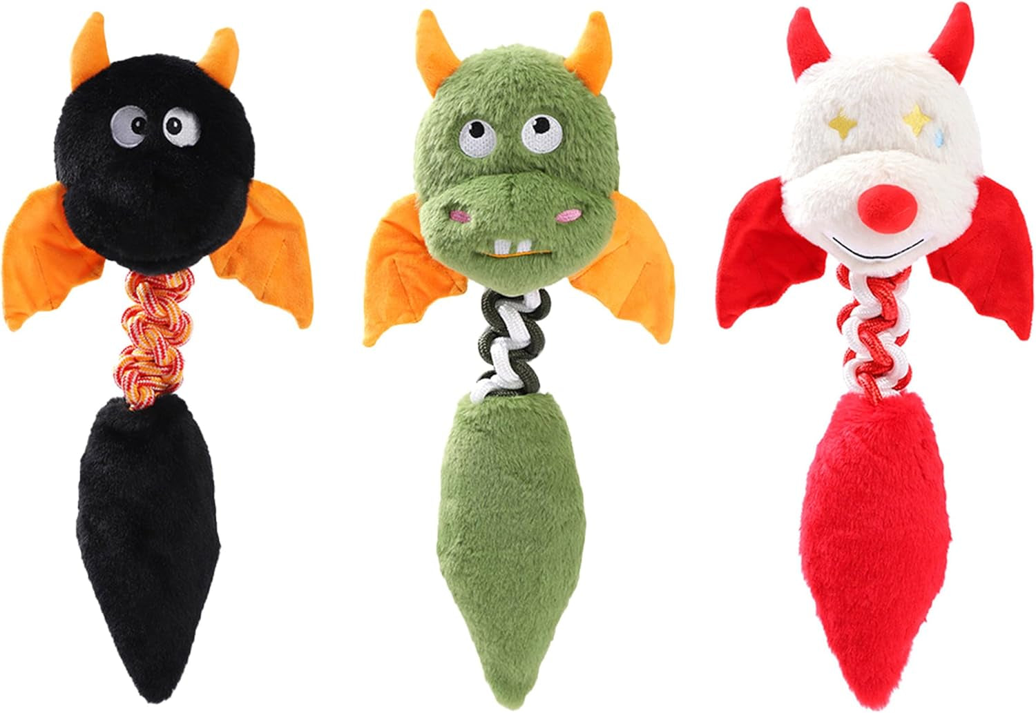 Plush squeaky Dog Toys for Large or Small Dogs