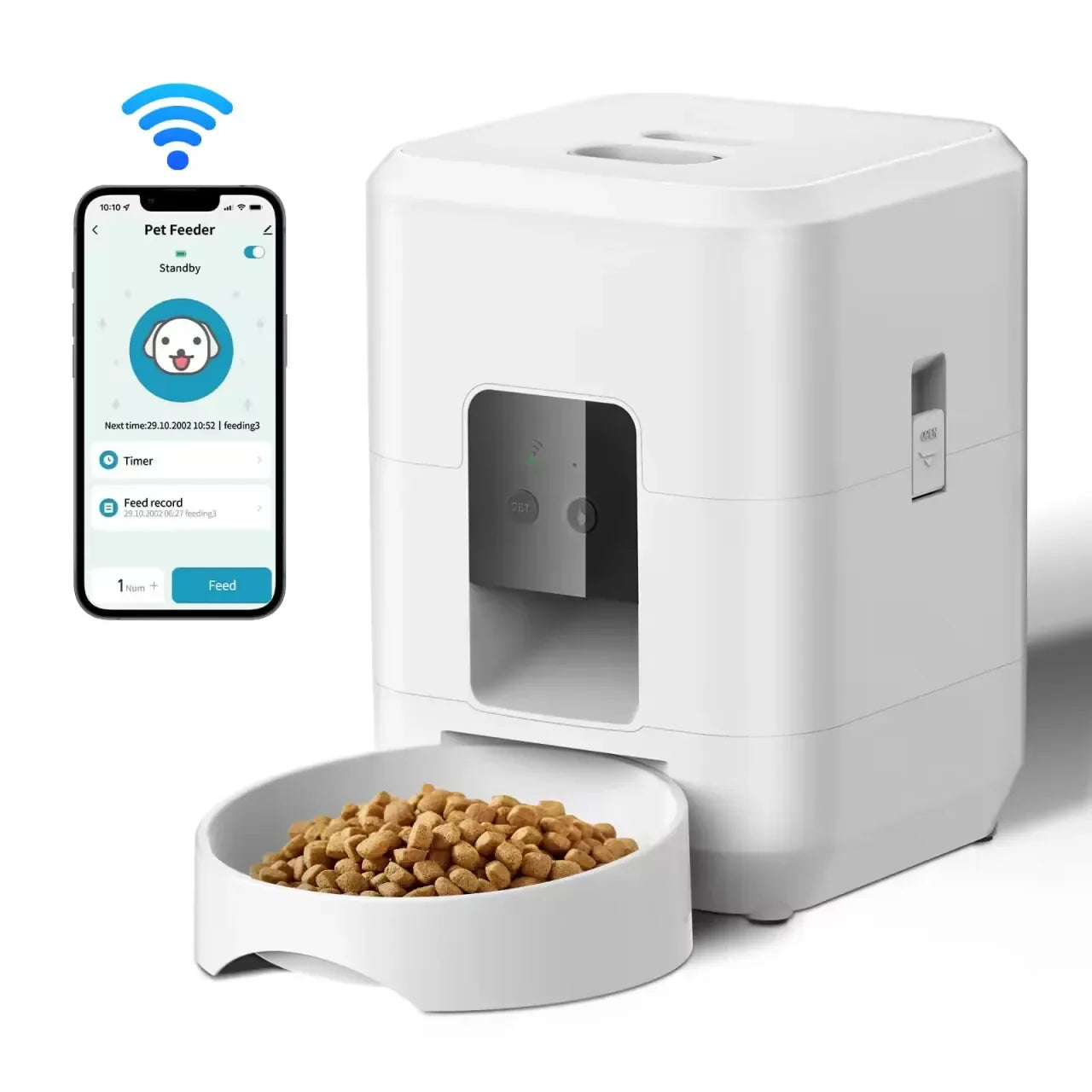 Smart Automatic Pet Feeder with Camera